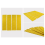 8Pcs/Lot Surfing Front Traction Pad-SUP Surfboard Deck Grip Mat Replacement with Adhesive (Yellow) 6