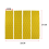 8Pcs/Lot Surfing Front Traction Pad-SUP Surfboard Deck Grip Mat Replacement with Adhesive (Yellow) 4