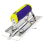 Hand Edger and Groover Tools Set Plaster Stucco Cement Finishing Kit 3