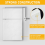 Cheese Slicer Cutter with 5 Cutting Wire Marble Board 5