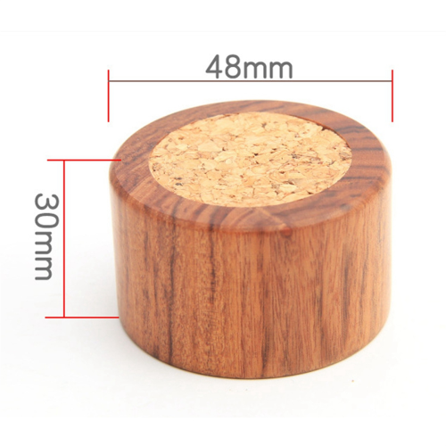 Sandalwood Needle Insert Leather DIY Cork 2