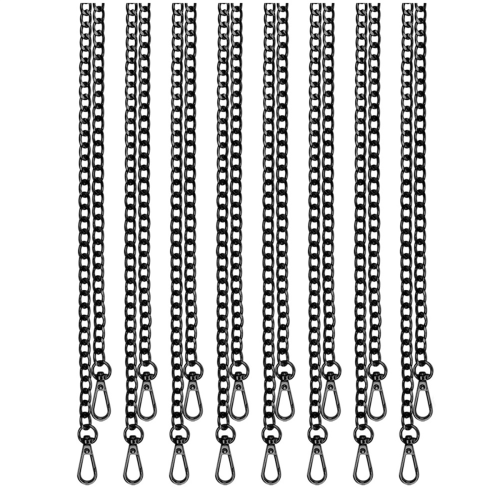 Purse Chain Replacement,8 Pack Wallet Shoulder Bag Black