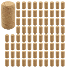 400Pcs Straight Wood Corks Wine Stopper Bottle Cone Type Plug Sealing Cap