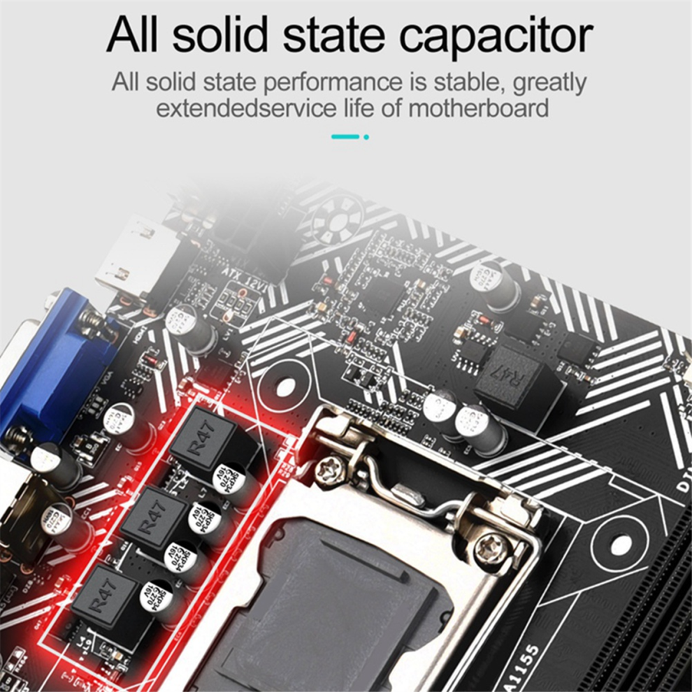 B75m- Desktop Motherboard With 1X Ddr3 1600Mhz 8G Ram Lga 1155 4853956058795