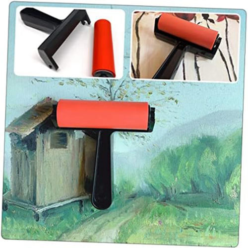Roller Mini Tool Hand Print Hard Rubber Applicator,10PCS 2