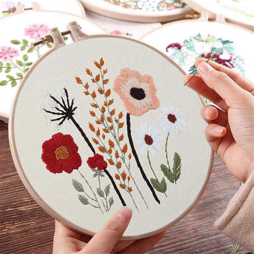 5-Piece Embroidery Set, Beginner Handmade Material Package 2