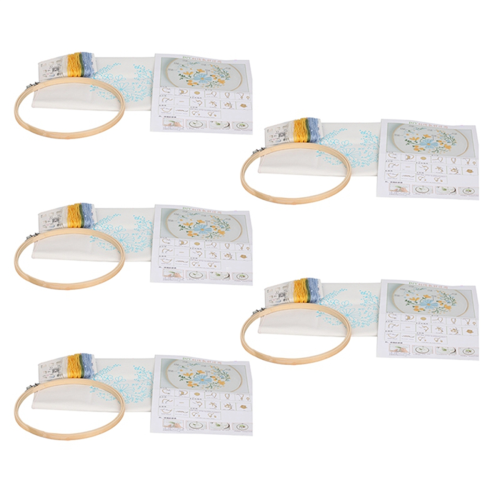 5-Piece Embroidery Set, Beginner Handmade Material Package