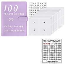 Budgeting Binder Budget Book Cash Saving Challenge Box Kit ()