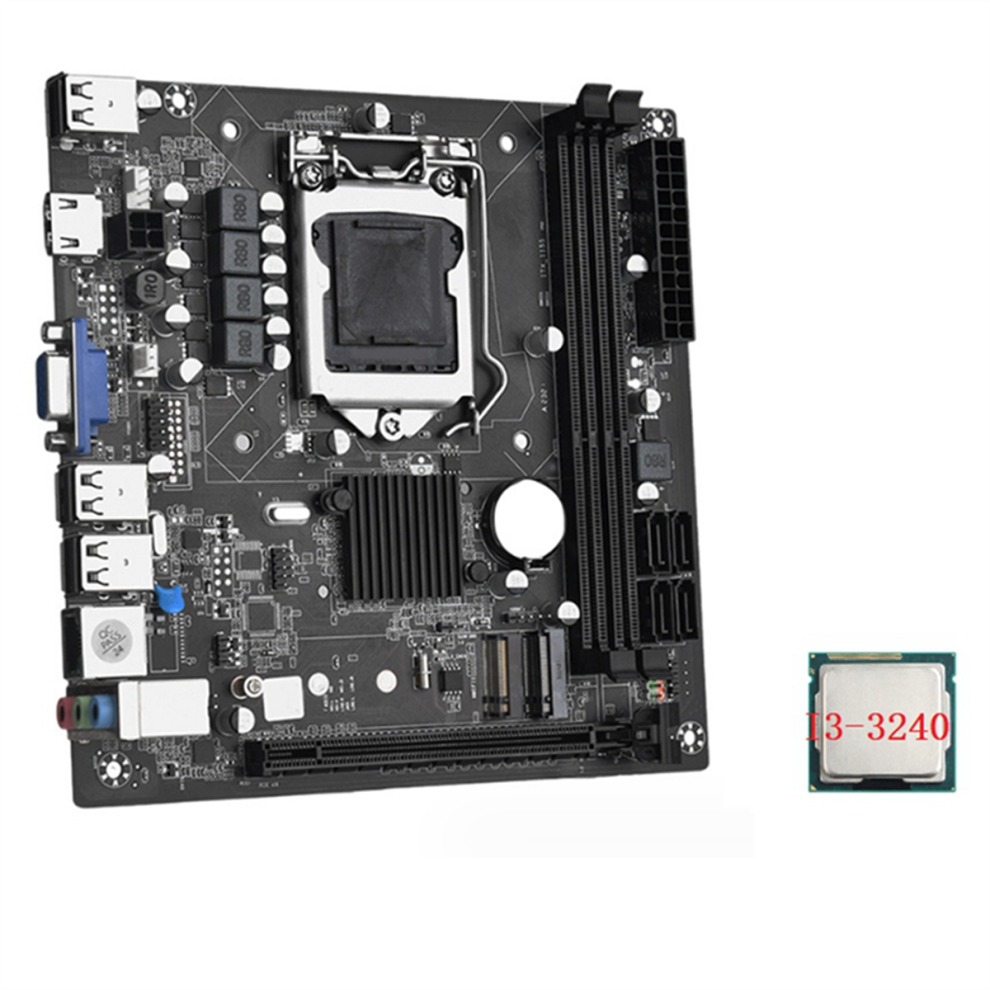 Itx H61 Desktop Motherboard +I3-3240 Support Up To Ddr3 1600Mhz Ram 4853956057675