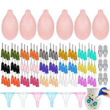 108PCS Skid Trailer Bottles for Pottery 6PCS Precision Applicator