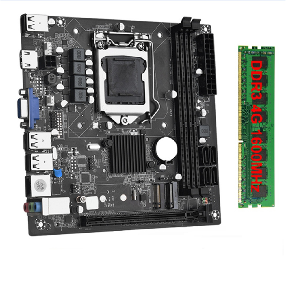Itx H61 Desktop Motherboard With 1X4g Ddr3 1600Mhz Ram Cpu Lga 1155 4853956057774