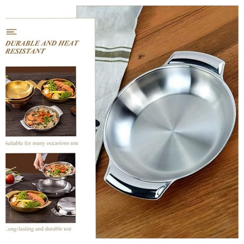 2Pcs Binaural Ramen Pots Siamese Instant Noodle A 1