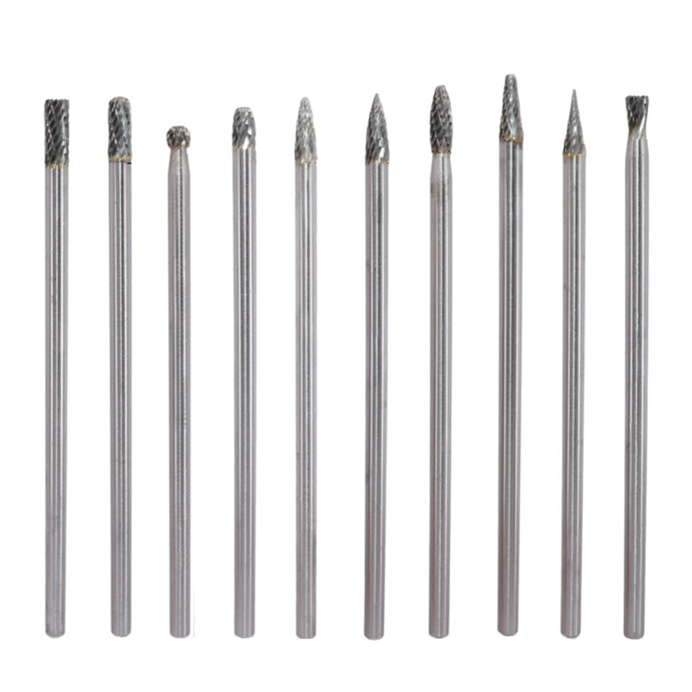 10Pcs 6X6x150mm Cemented Carbide Rotary File Tungsten Steel 4853956055718