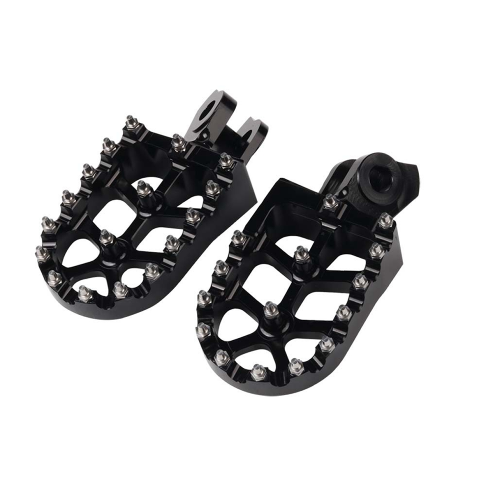 Footrest Footpeg Foot Pegs Rests Pedal(Black) Black 4853956055893