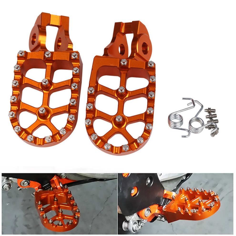Footrest Footpegs Foot Pegs Pedal For 125 150 200(Red) Red 4853956055923