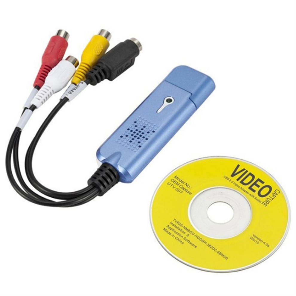 Usb 2.0 Video Capture Card Vcr Tv To Dvd Converter For 4853956054506