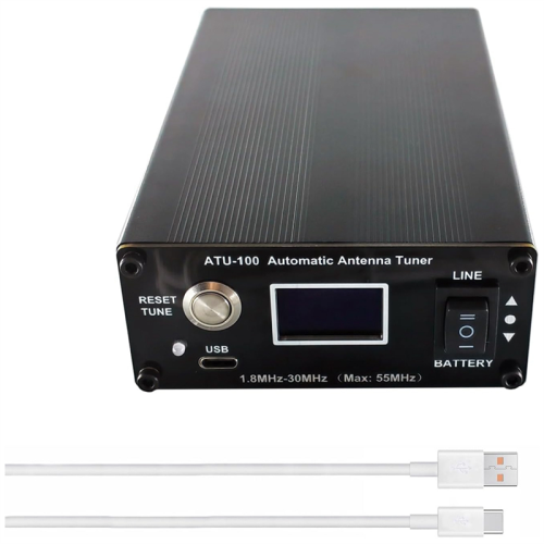 ATU-100 Antenna Tuner for Ham Radio 1.8-55MHz Automatic