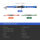 165CM Kids Fishing Rods Set Comfortable Grip Kit B 5