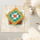 Wooden Crochet Blocking Board Handcrafted Knitting Mat Set 3