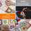 Wooden Crochet Blocking Board Handcrafted Knitting Mat Set 4