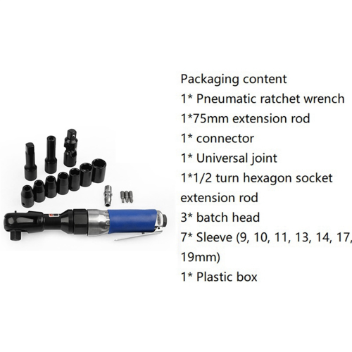 16-Piece Pneumatic Ratchet Wrench Set 1
