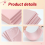 4Pcs Rubber Block Stamp Carving with Cutter Tools 5