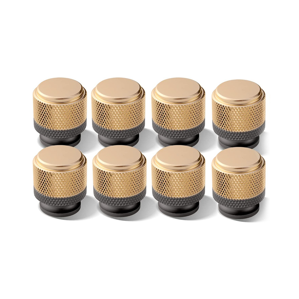 Exogio 8Pcs Knurled Cabinet Knobs Kitchen Drawer Decorative Pull