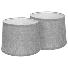 Natural Linen Lampshades High Replacement Fabric Lampshades-A