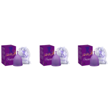 3X Anytime Women Silicone Anti Leakage Menstrual Period Cup S