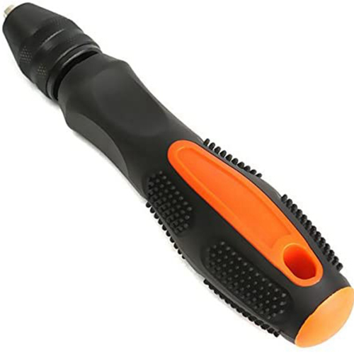 2X 0.5-8mm Mini Hand Drill with Keyless Chuck Pin Vise Model 1