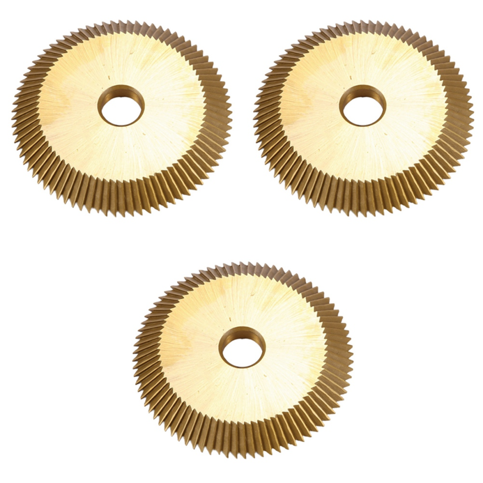 3Pc Titanium Coated Key Machine Cutter 80T Hss Duplicate Saw Blade For Cutting Keys Locksmith Tools 4853956067872