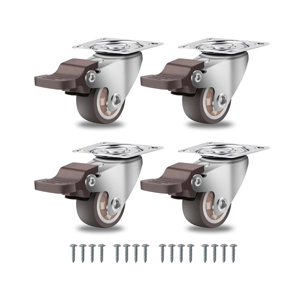 Furniture Castors Small 25Mm,360 Degree Swivel Set Of 4 4853956073927