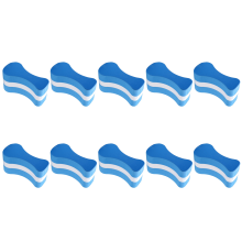 10X Foam Pull Buoy Eva Kick Legs Board Kids Adults Pool Swimming Training-Blue+White