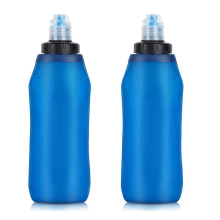 2X 500Ml Water Filter Bottle Straw Soft Folding Outdoor Filtered Bag for Sport Camping Hiking Cycling