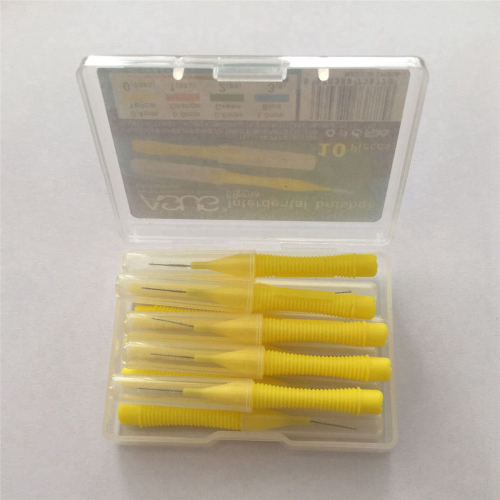 100Pcs/Box 0.4MM Straight Interdental Brush Teeth Cleaning 1