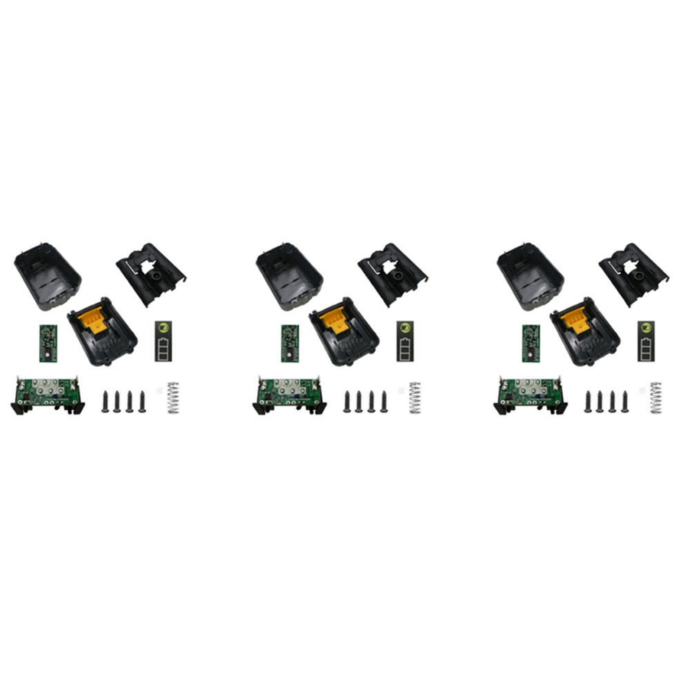 3X Dcb120 Battery Plastic Case Pcb Charging Protection Circuit Board Box For 10.8V 12V Li-Ion Dcb125 4853956071671