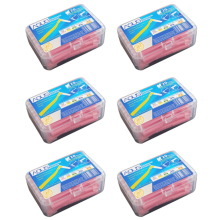 120Pcs L-Type 0.6MM Orthodontic Toothbrush Interdental Brushing Brush Clearance Cleaner
