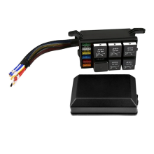 12V Automotive Fuse and Relay Box, with Pre-Wires, Waterproof Block