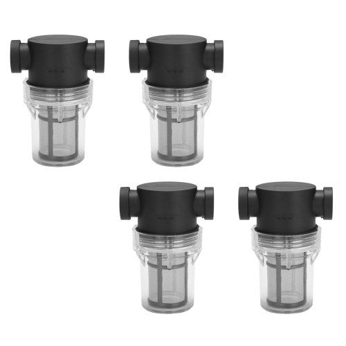 4X Garden Pond Inline Mesh Strainer Water Pump Filter Irrigation High Flow Pipeline
