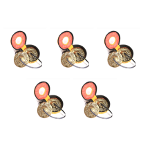 5X Yoga Cymbals Brass Cymbal Bell Chimes Tibetan Buddhist Style Meditation Accessory Instrument Cymbals,C