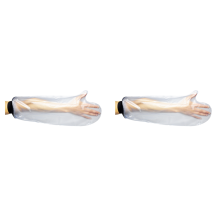 2X Waterproof Cast Cover Arm Adult Forearm for Shower Bath Swimming Watertight Protection Fingers Wrists Wound