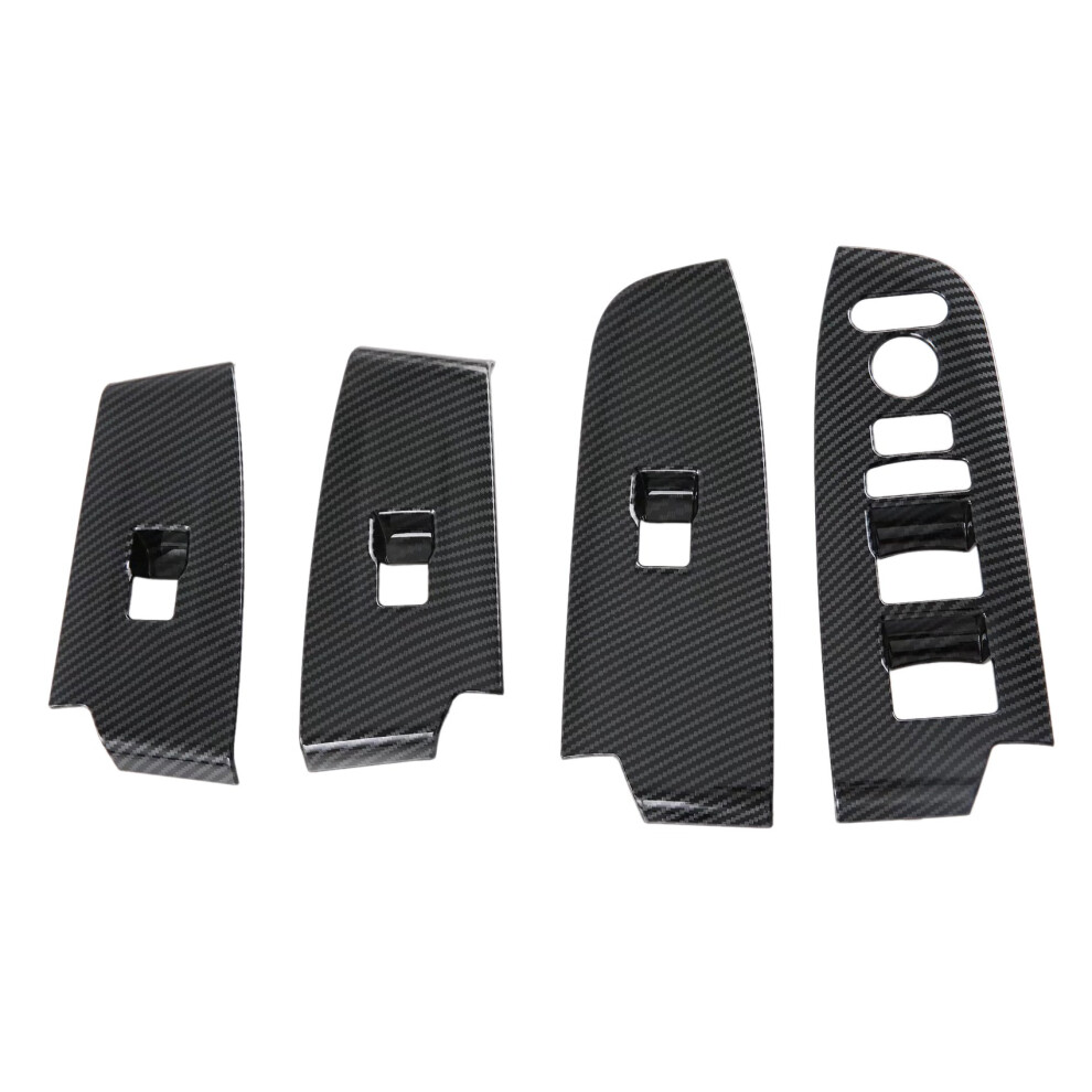 For E:ns1 Carbon Fiber Abs Car Glass Switch Lift Button Cover 4853956082875