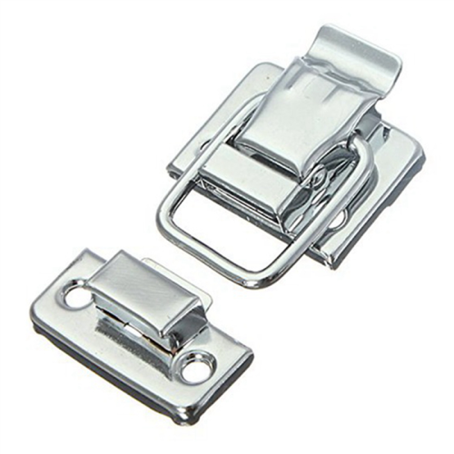 12X Metal Snap Suitcase Lock 30X43mm Silver 2