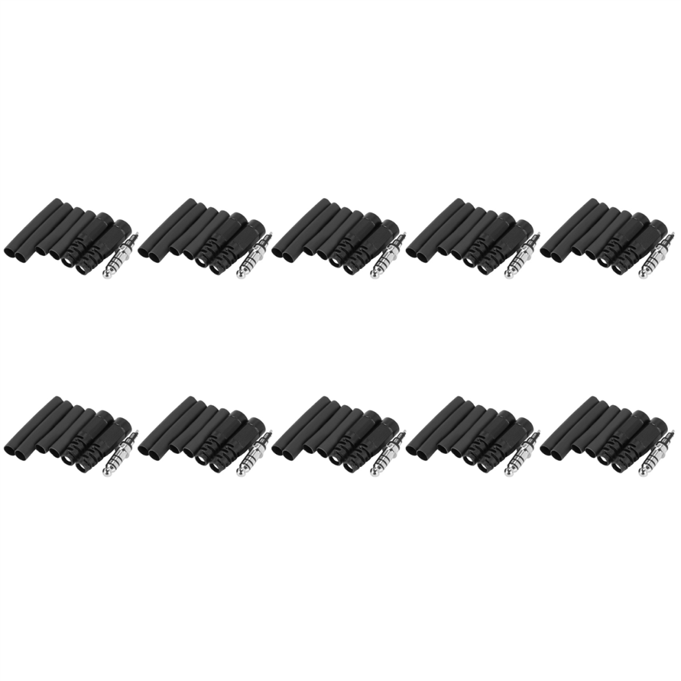 10X Replacement Helicopter Plug Headset Adapter U-174 / U Type A Solder For 4853956081557