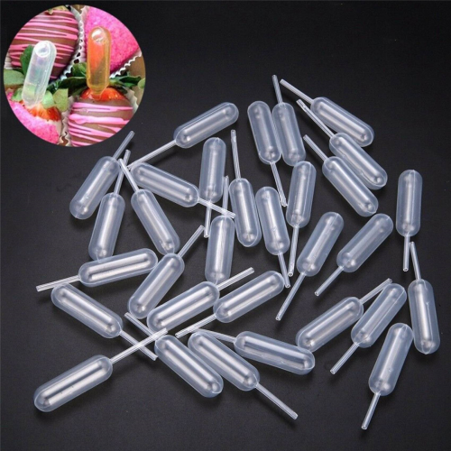 500Pcs 4Ml Plastic Disposable Squeeze Transfer Oils Pipettes Dropper Cream Perfusion DIY Cupcake 2