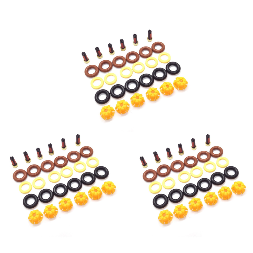 3X Fuel Injector Repair Kit 0280150440 13641703819 For - E60 E39 520I 523I Car Replacement Ay-Rk004 4853956081175