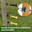 20Pcs Electric Fence Gate Handle Anchor Insulators Wire for Wood Post 5