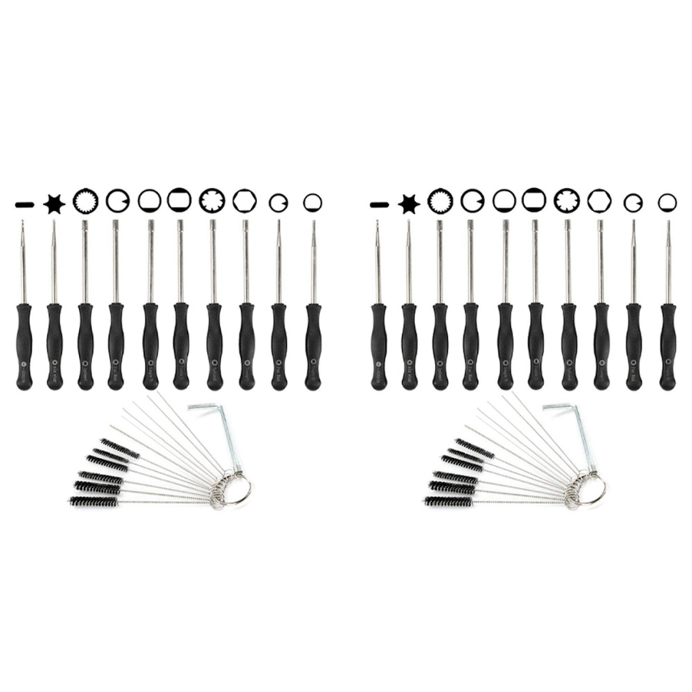 20X Carburetor Adjustment Tool With Cleaning Brush Needle For Common 2 Cycle Small Engine 4853956080260