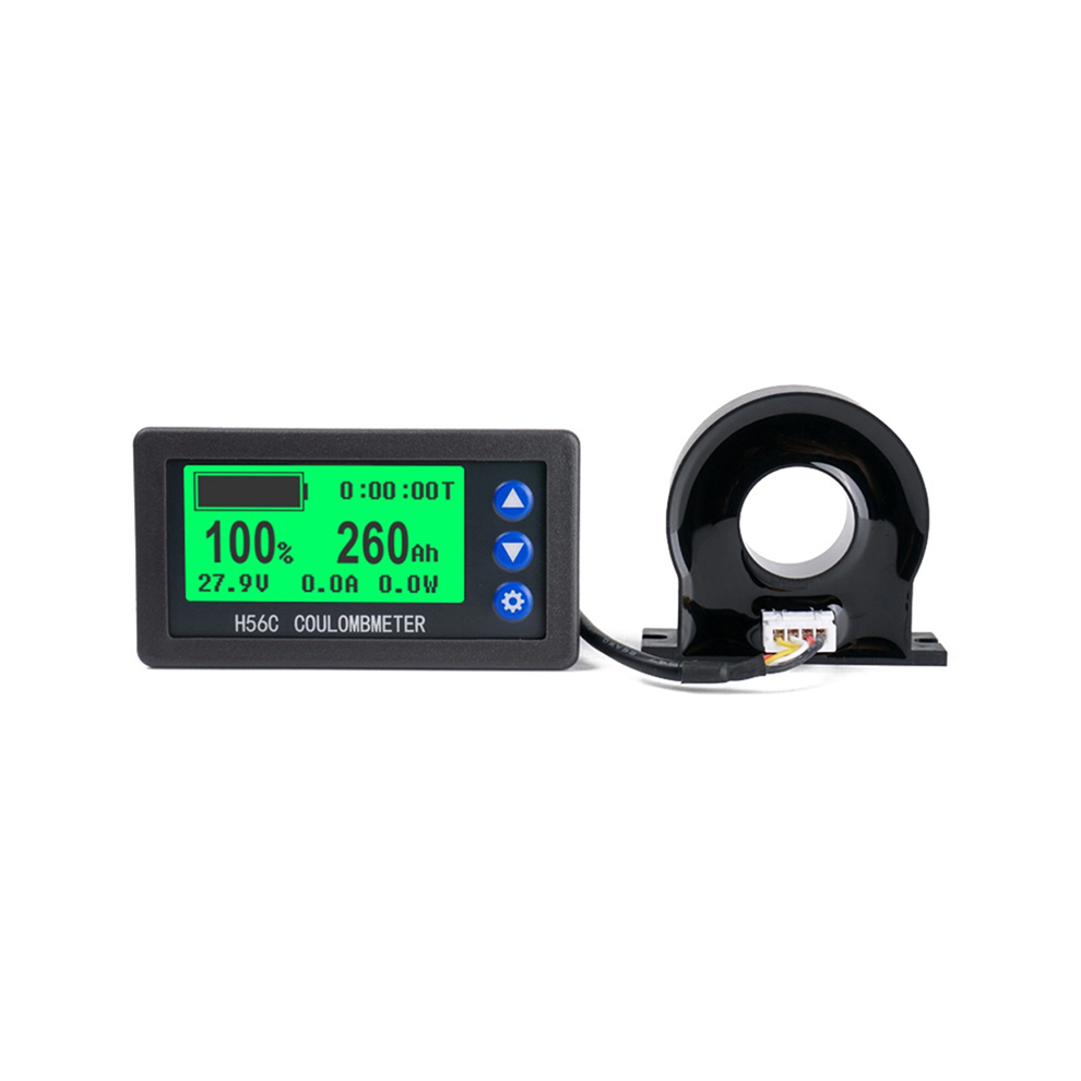 Battery Monitor Hall Coulomb Meter Dc 8-100V 100A 4853956086958