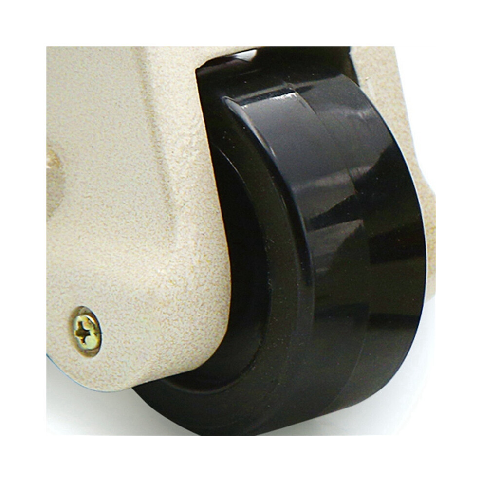 3X Rubber Foot 40F Level Adjustment Equipment Cart Caster 60Kg Load Capacity Furniture Leveling Wheel 4853956088419